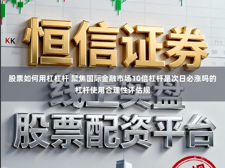 股票如何用杠杠杆 聚焦国际金融市场10倍杠杆是次日必涨吗的杠杆使用合理性评估规