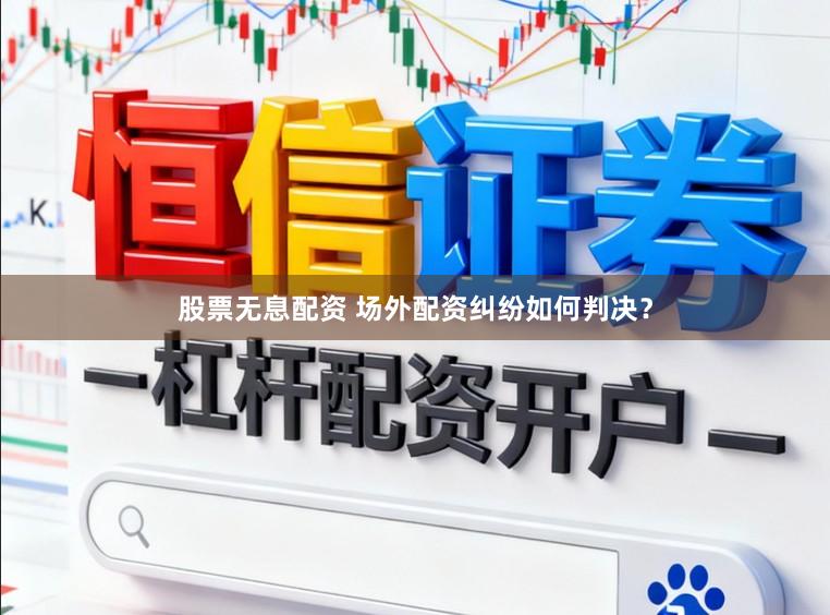 股票无息配资 场外配资纠纷如何判决?