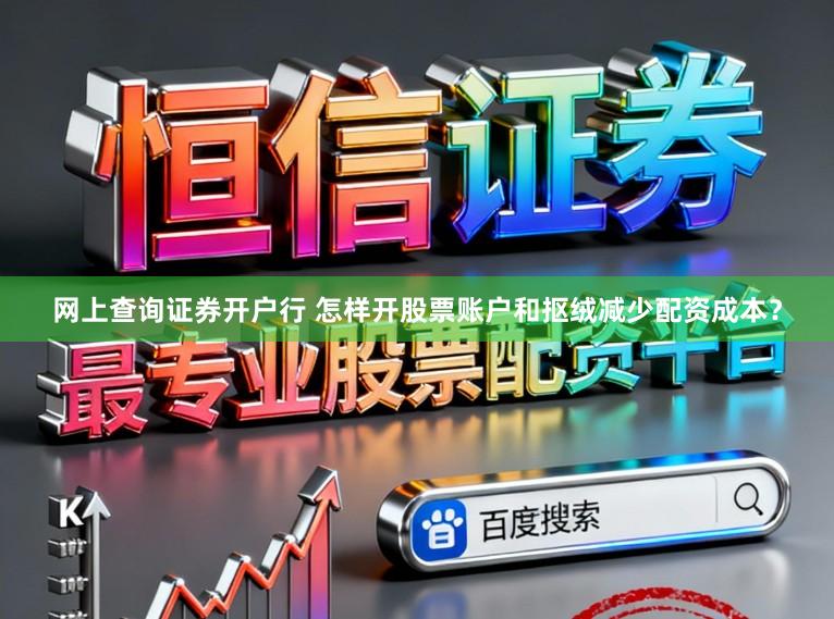 网上查询证券开户行 怎样开股票账户和抠绒减少配资成本？