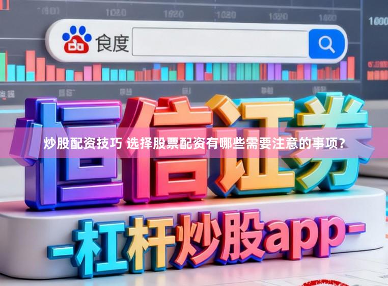 炒股配资技巧 选择股票配资有哪些需要注意的事项？